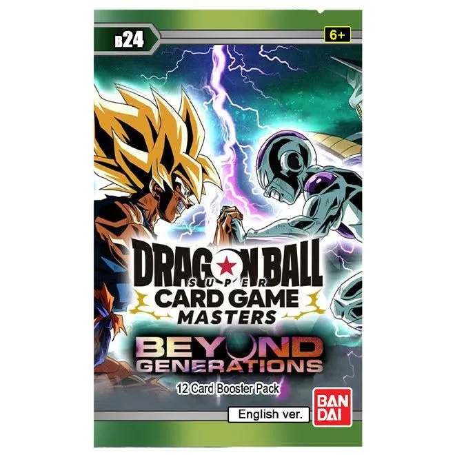 Product image for Dragon Ball Super Card Game - Masters Zenkai Series - B24 - Beyond Generations - Booster Pack