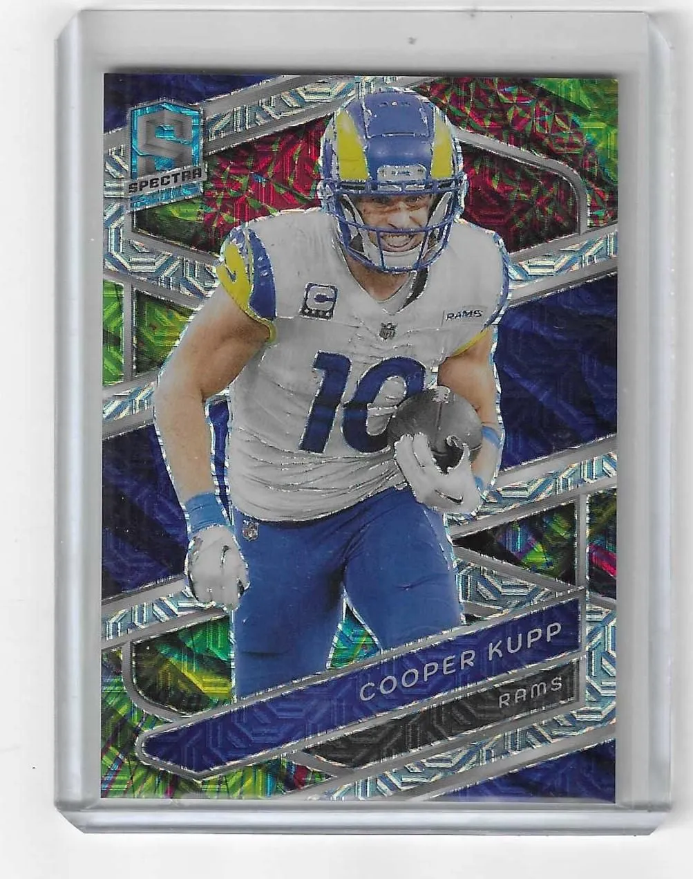 Product image for 2024 Spectra Cooper Kupp Prizm #18/25 - Football - Cooper Kupp - Spectra - Rams - Prizm