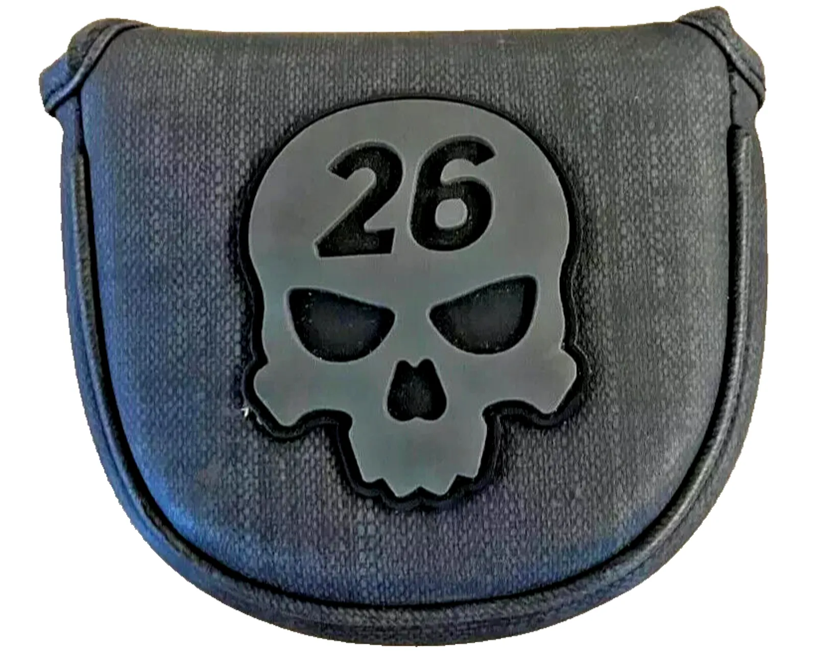 Product image for PXG Battle Ready Darkness 26 Mallet Putter Headcover VGC Skull - PXG