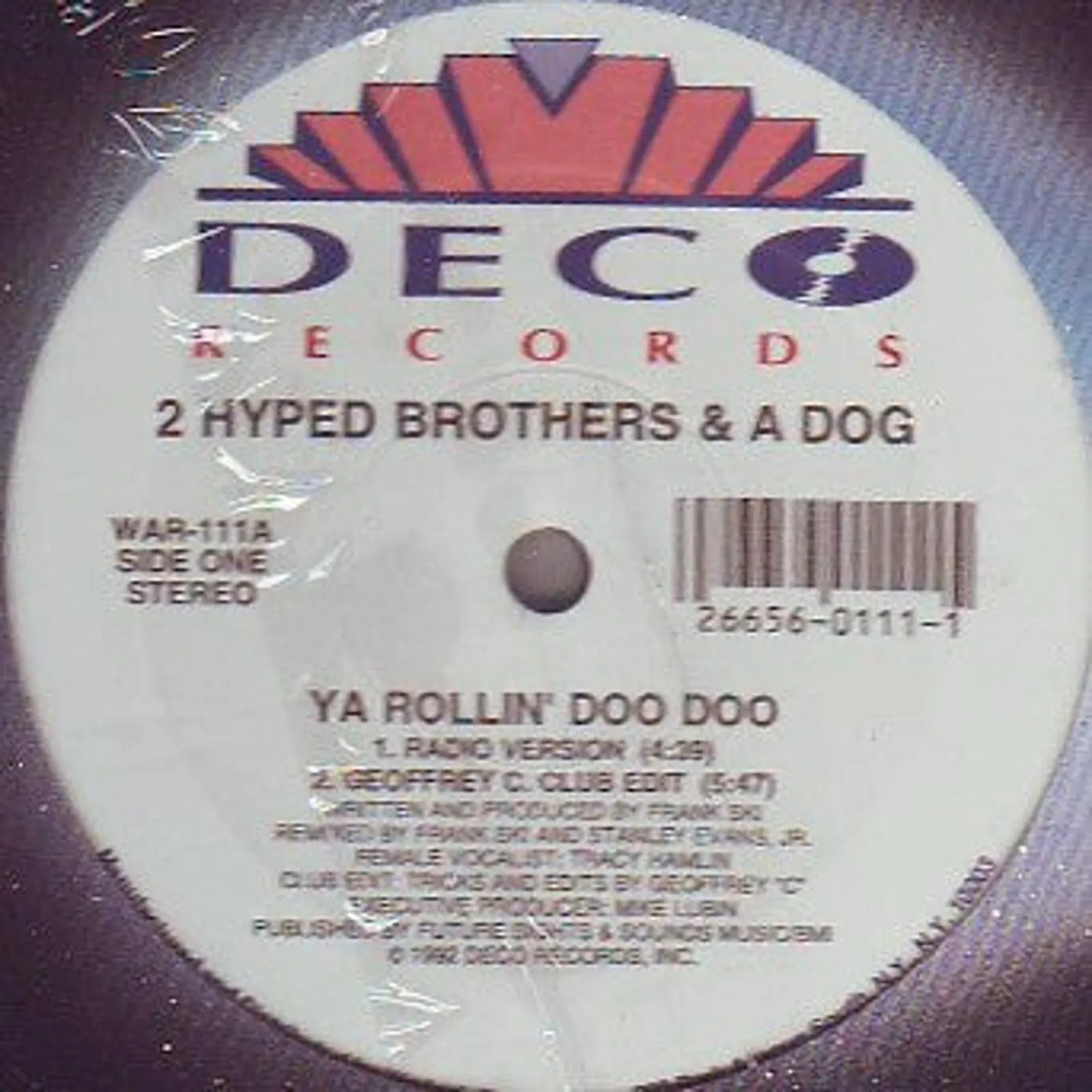 Product image for 2 Hyped Brothers & A Dog - Ya Rollin' Doo Doo / Greeks In The House (12") - good-g-