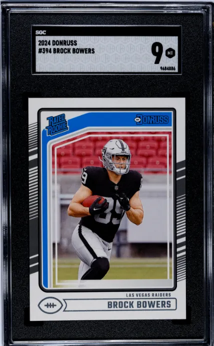 Product image for 2024 Donruss #394 Brock Bowers SGC 9