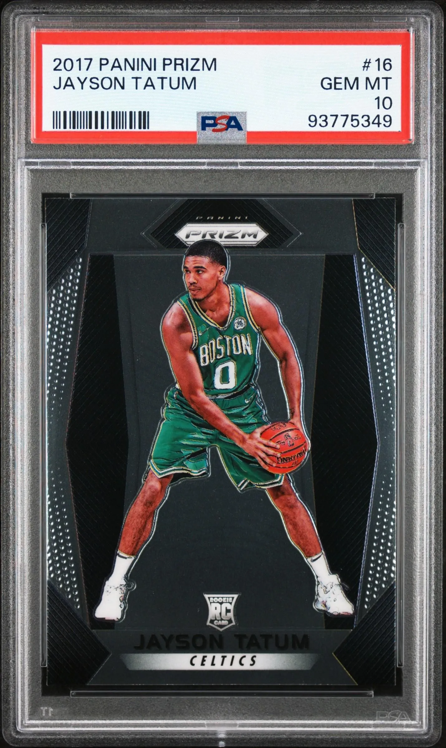 Product image for 2017 Panini Prizm Jayson Tatum RC #16 PSA 10 - Yes - 93775349 - 2017 - 10 - Basketball - Professional Sports Authenticator (PSA) - 16 - Panini - Jayson Tatum - 2017 Panini Prizm