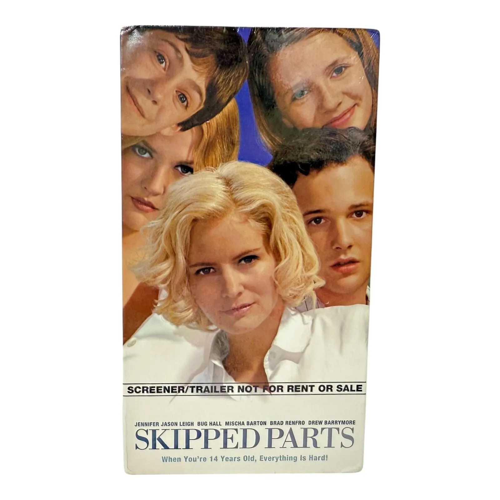 Product image for Skipped Parts VHS Screener Promo SEALED 2000 Jennifer Jason Leigh Mischa Barton