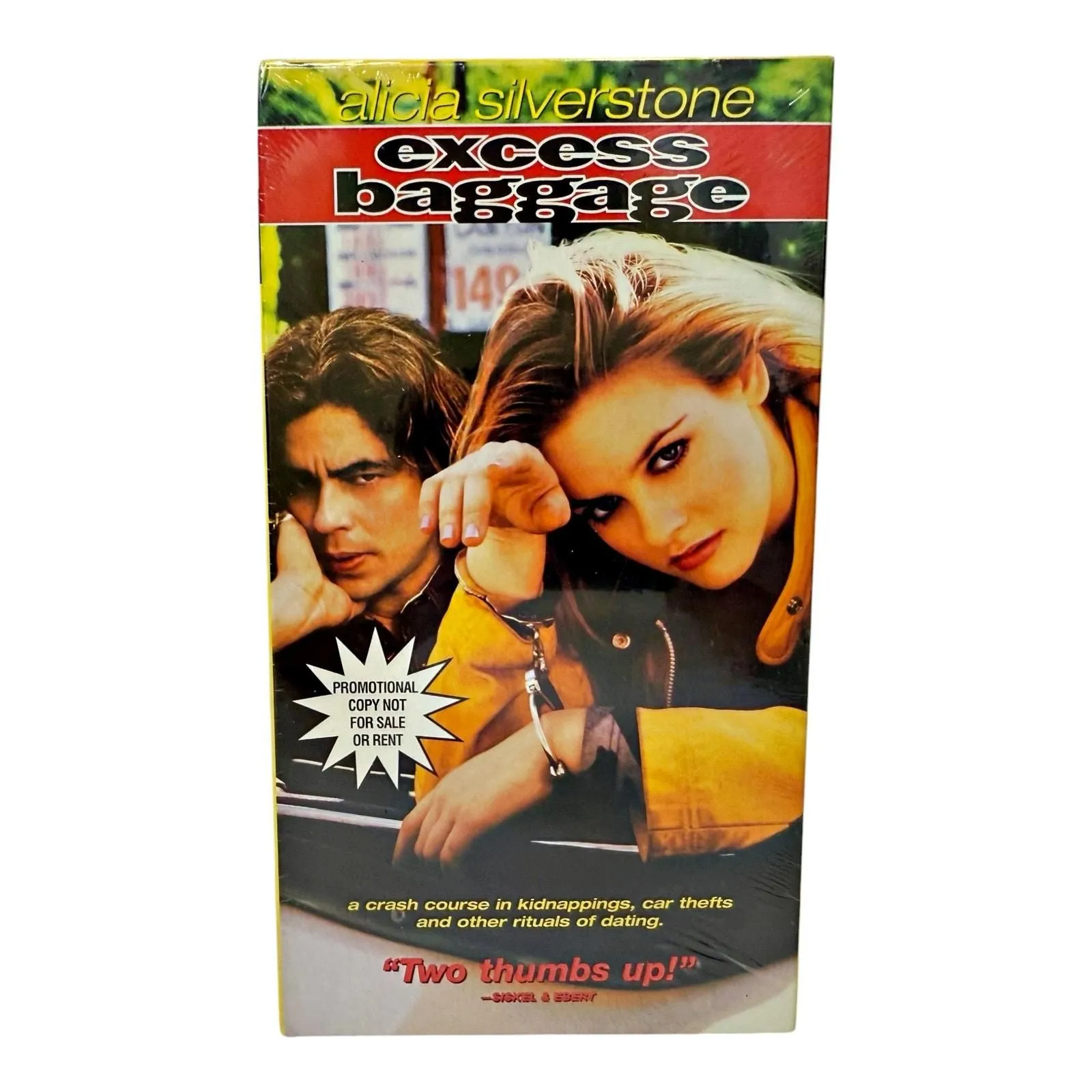 Product image for Excess Baggage VHS Screener Demo Promo SEALED 1997 Walken & Silverstone
