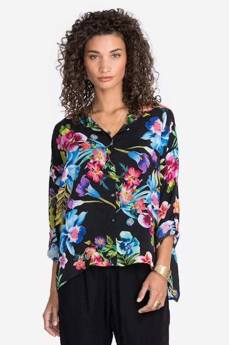 Product image for Johnny Was Aruba Maeve Tunic Top Blouse Cover Up Plus 1X **FLAW** - Johnny Was