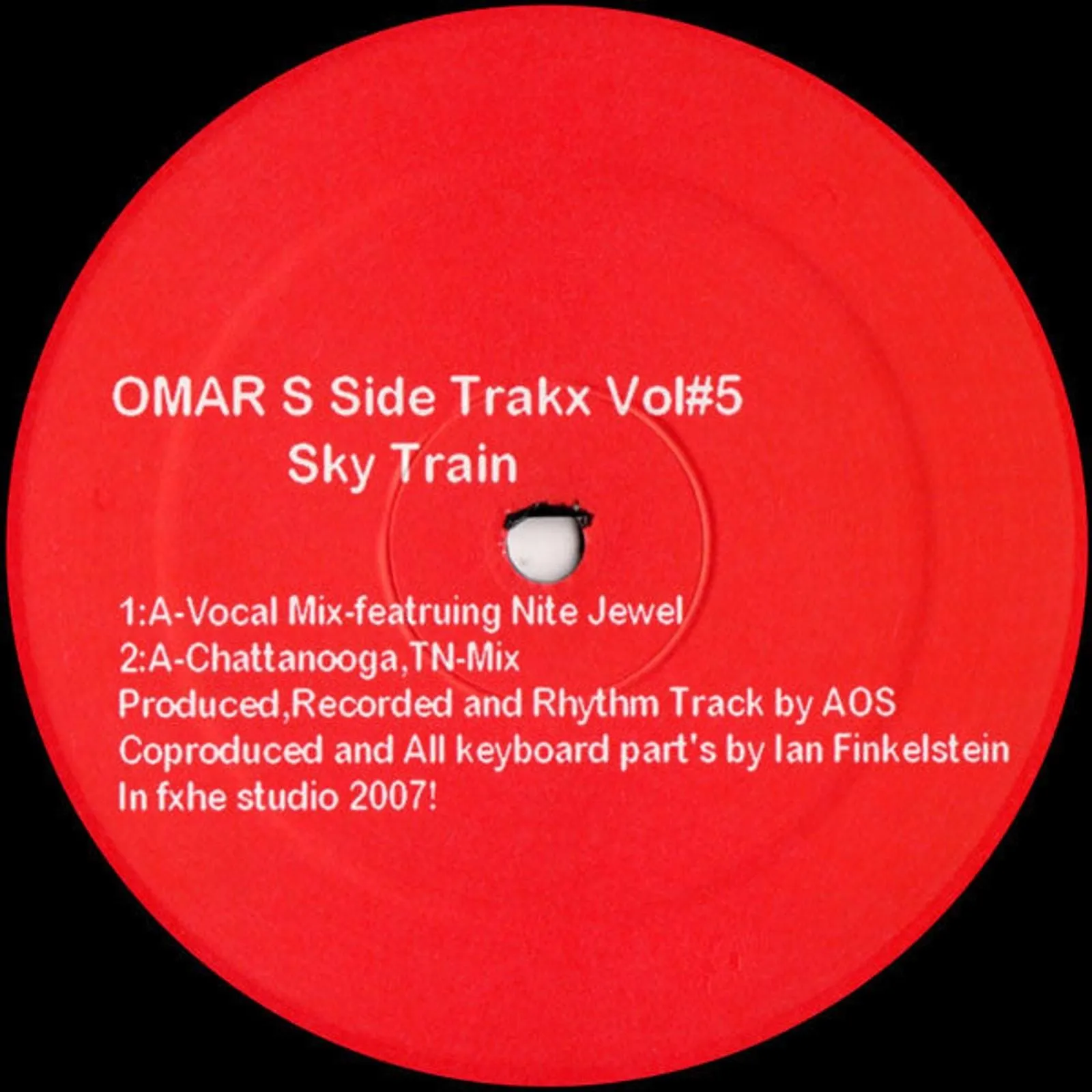 Product image for Omar-S - Side Trakx Vol#5  (12")