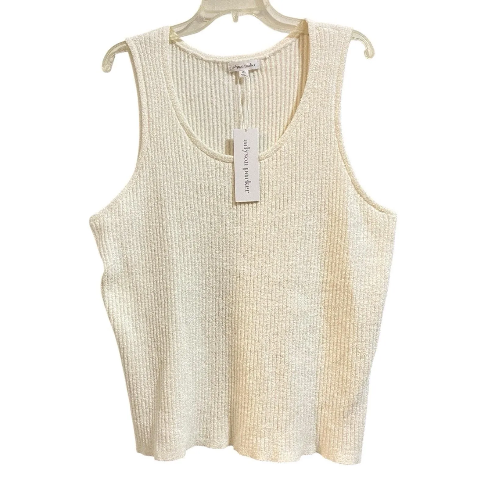 Product image for Adyson Parker Women XXL Soft Tank Top Sweater Knit Sleeveless Artic Spring NWT - XXL - Tops - new-with-tags - Adyson Parker