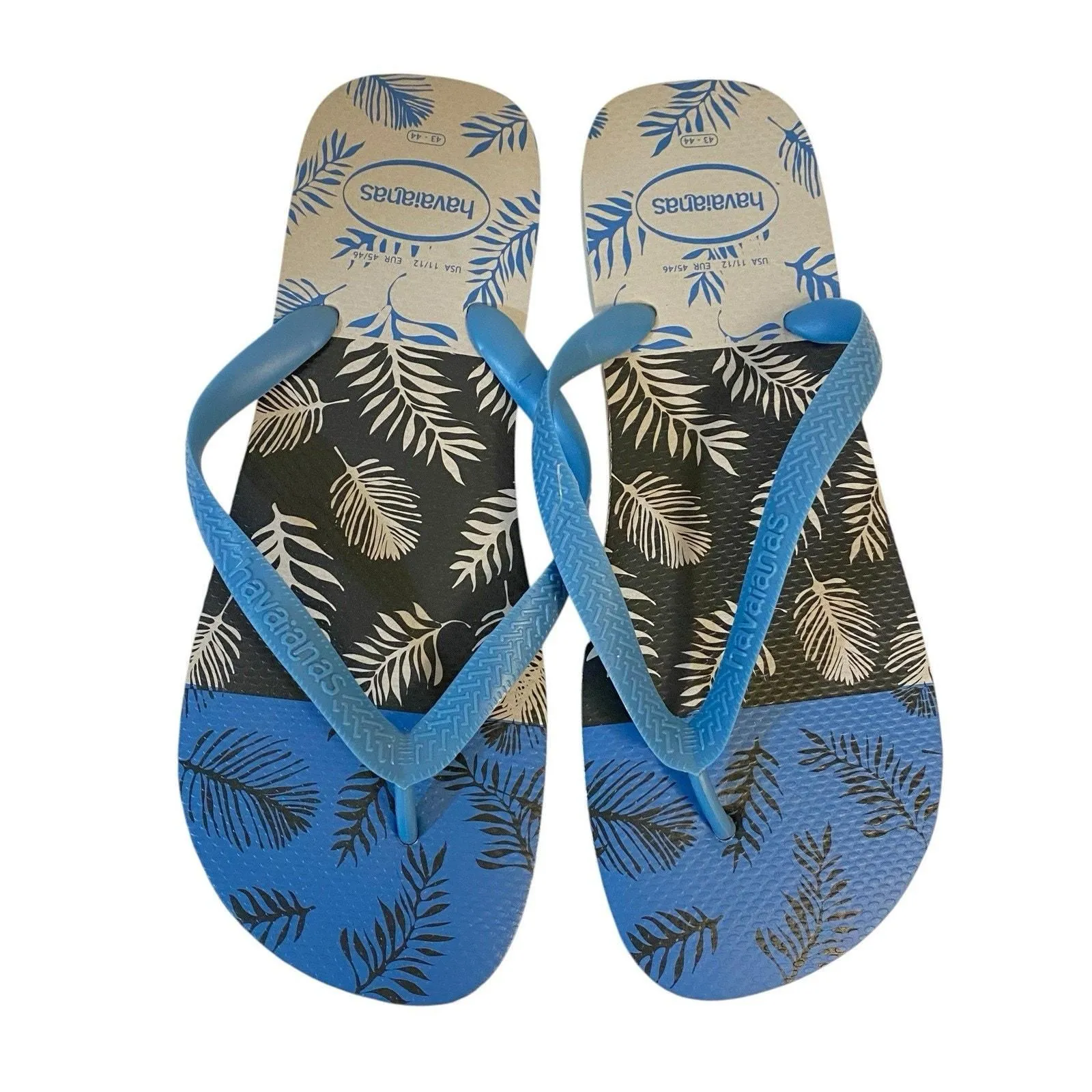 Product image for Havaianas Men Aloha Flip Flop Size 11/12 Slip On Sandals Beach Swim Vacation - 11 - new - Havianas