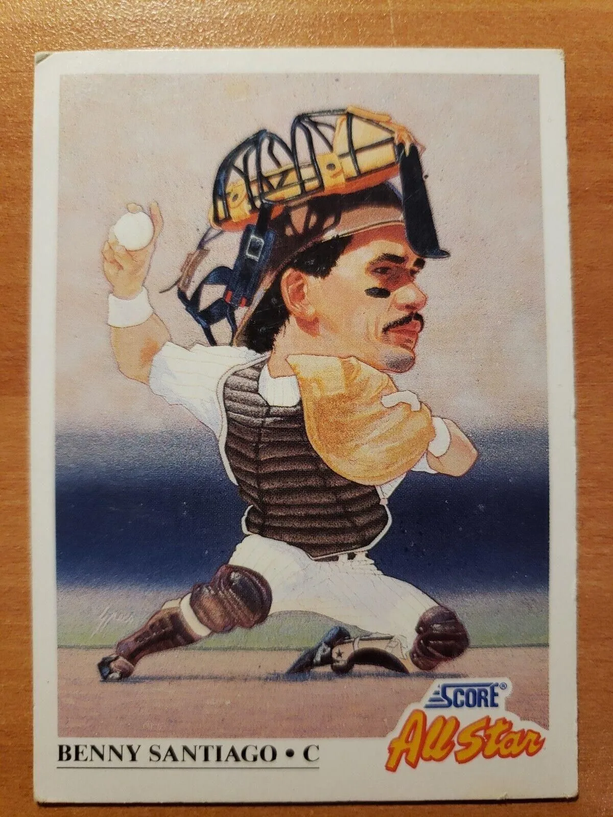 Product image for Benito (Benny) Santiago 1991 Score #663 - All Star - San Diego Padres - MLB - No - No - No - No - 1991 - 663 - Bonito Santiago - raw-very-good - Score