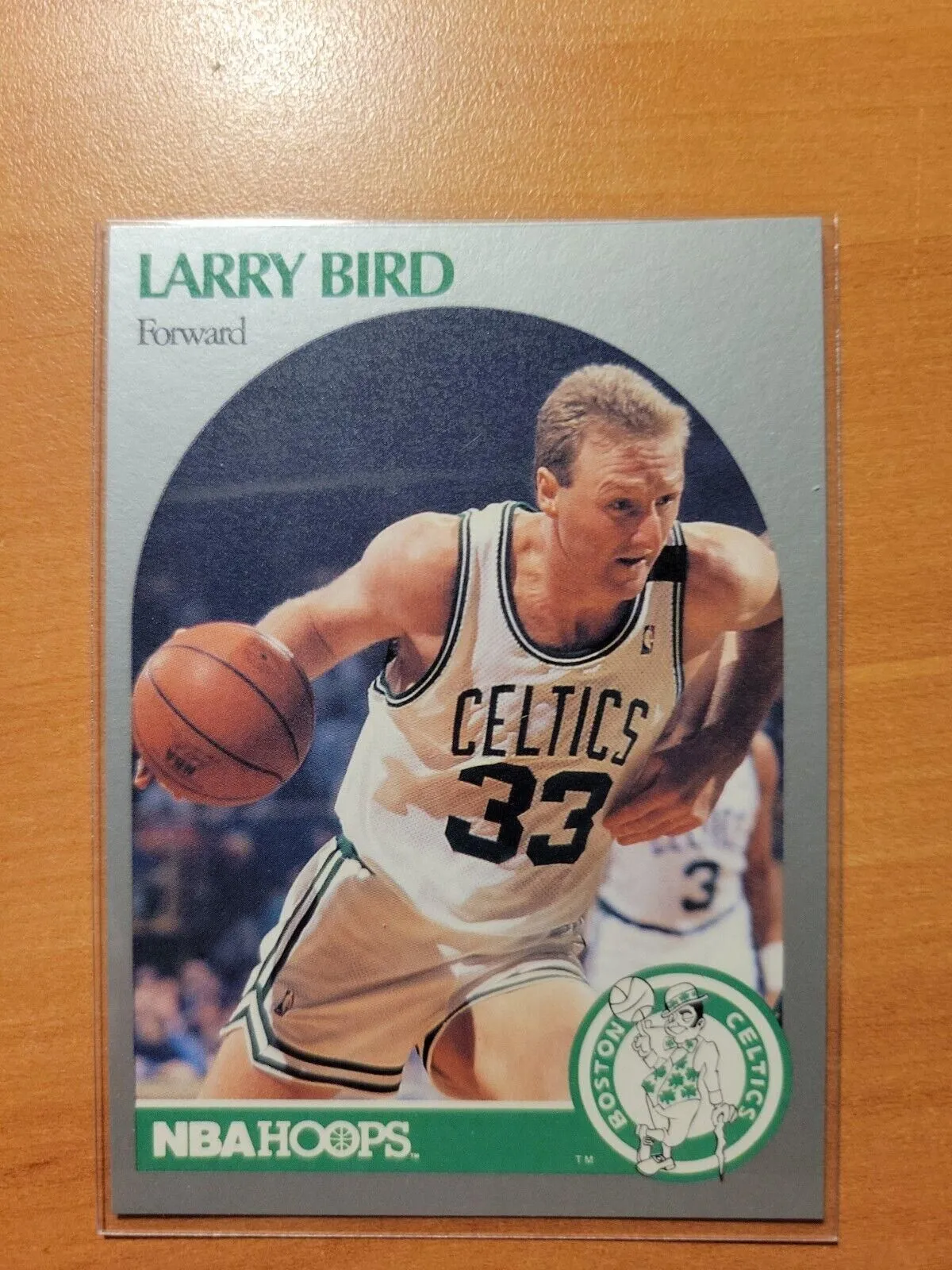 Product image for Larry Bird 1990-1991 NBA Hoops #39 - Boston Celtics - NBA - HOF - Freshly Opened