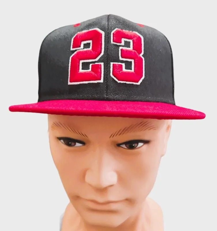 Product image for Cap Men Red & Black Chicago Bulls with #23  - new-without-tags - NBA