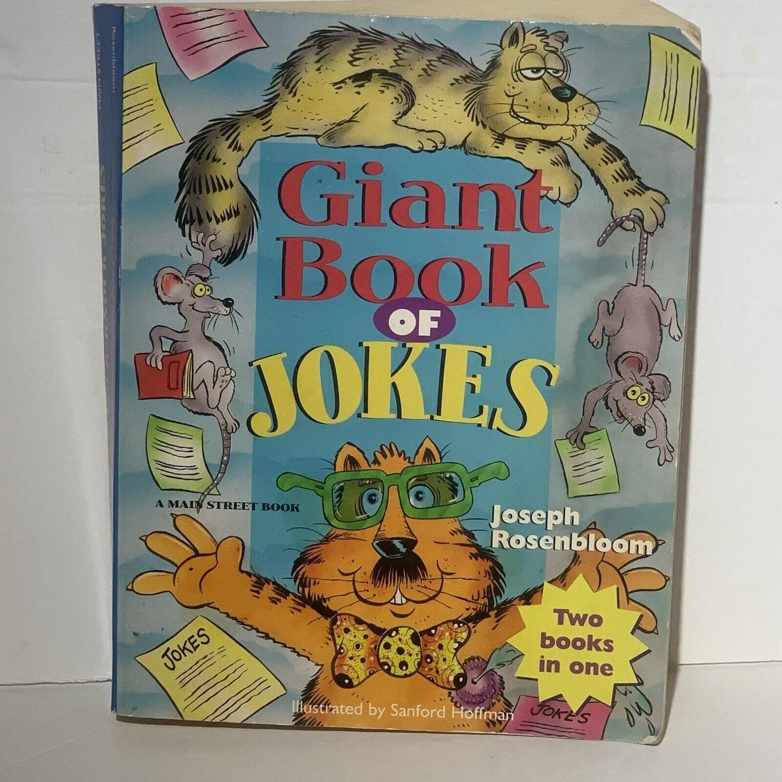 Product image for 2 Books In 1 - Giant Book of Knock-Knock Jokes, Giant Book Of Jokes (flips Over) - good