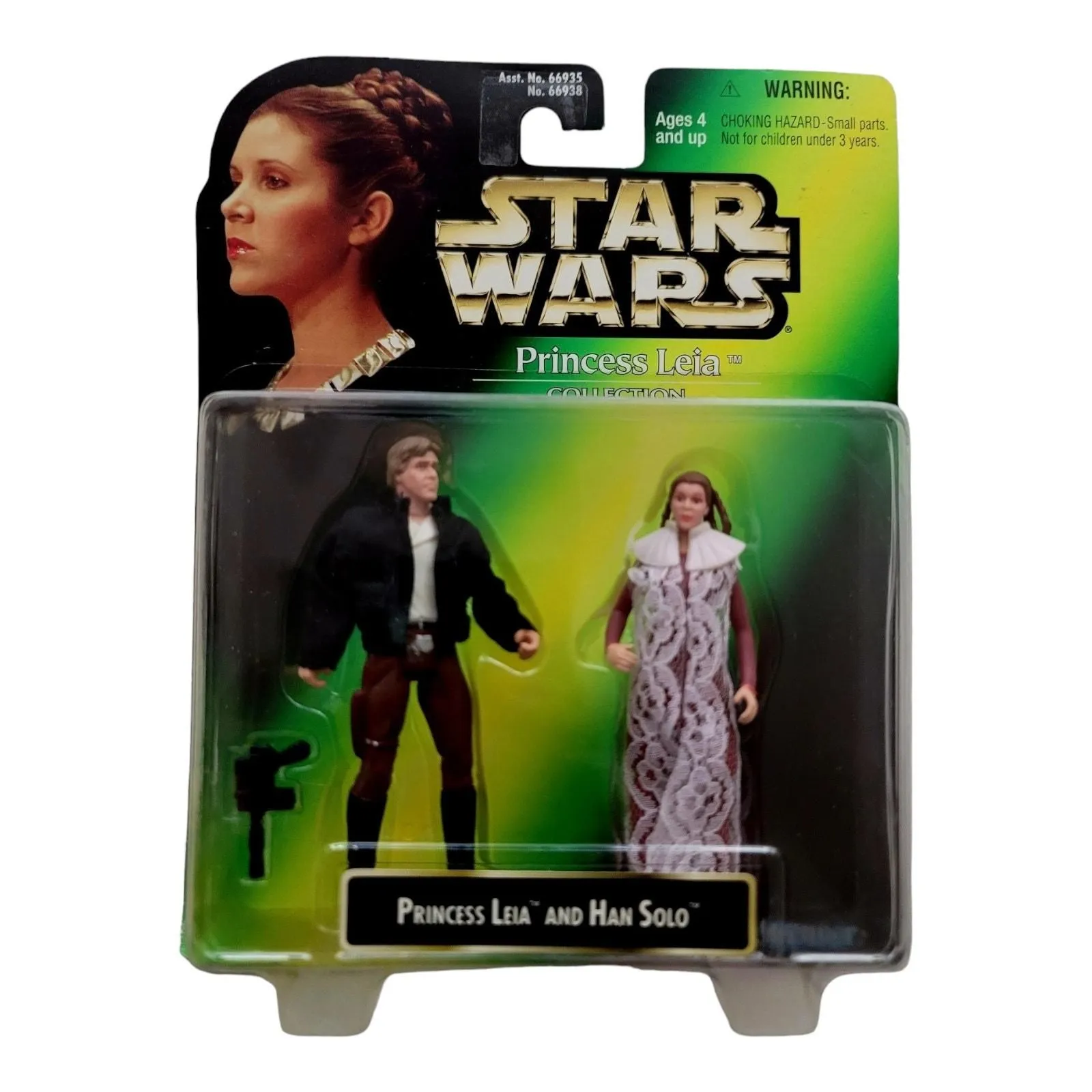 Product image for Star Wars POTF2 Princess Leia & Han Solo, Princess Leia Collection, Hasbro '97