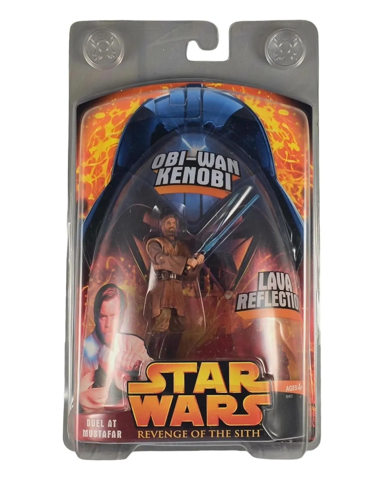 Product image for Star Wars ROTS Duel at Mustafarr Obi-Wan Kenobi, Hasbro '05