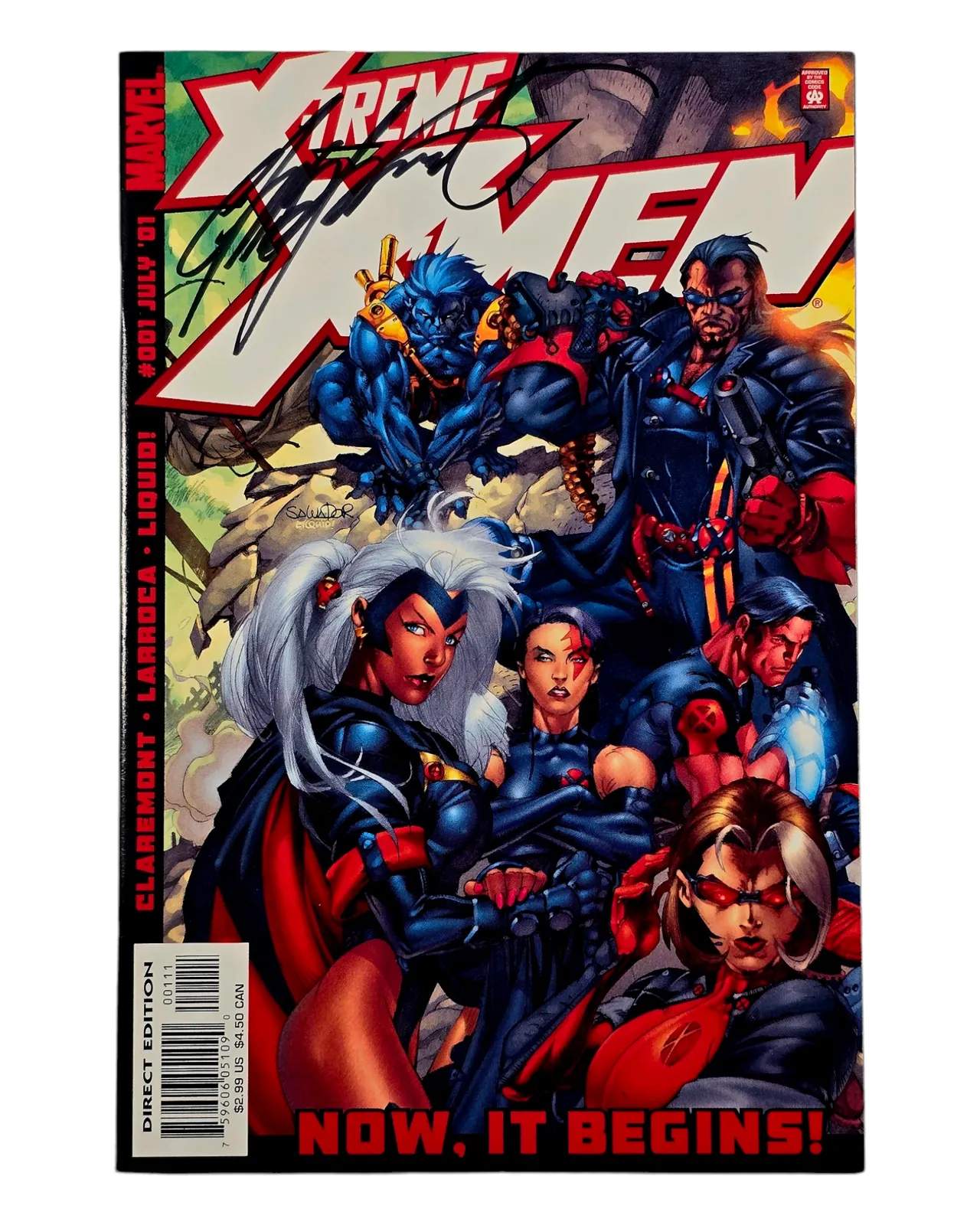 Product image for X-Treme X-Men, Vol. 1 #1, Chris Claremont Signed, Marvel '01