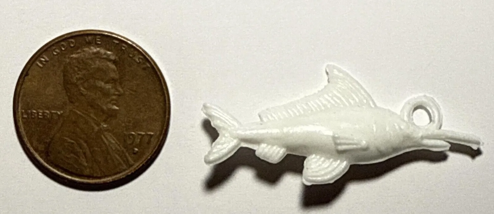 Product image for RARE Vintage Swordfish Cracker Jack Celluloid Charm 1A