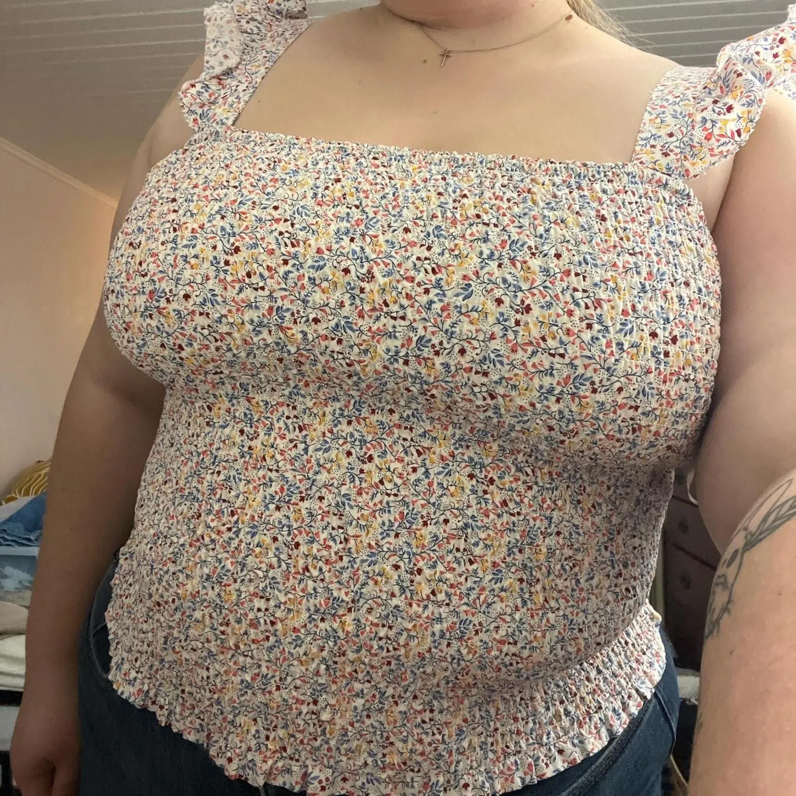 Product image for Old navy new floral tank top XL - new-with-tags - Old Navy