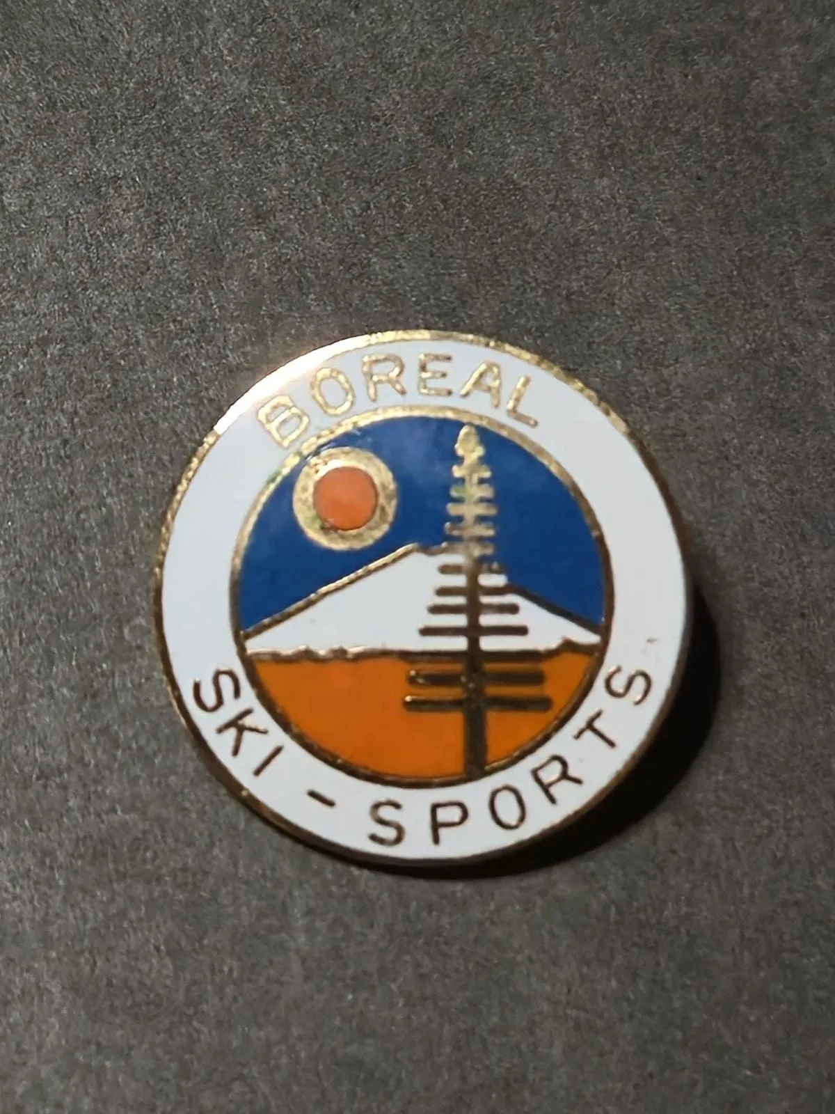 Product image for Boreal Ski Resort California Ski Sports Ski Pin Vintage 1979