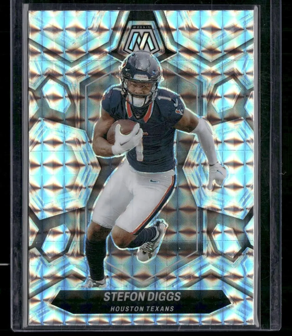 Product image for 2024 Panini Mosaic #87 Stefon Diggs Mosaic Houston Texans