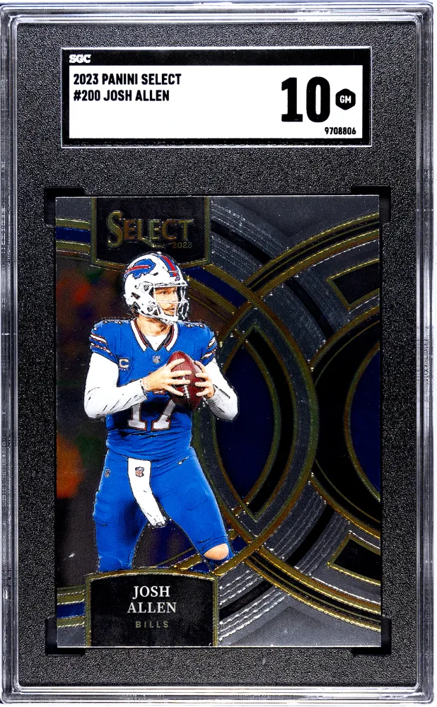 Product image for Josh Allen 2023 Panini Select #200 SGC 10