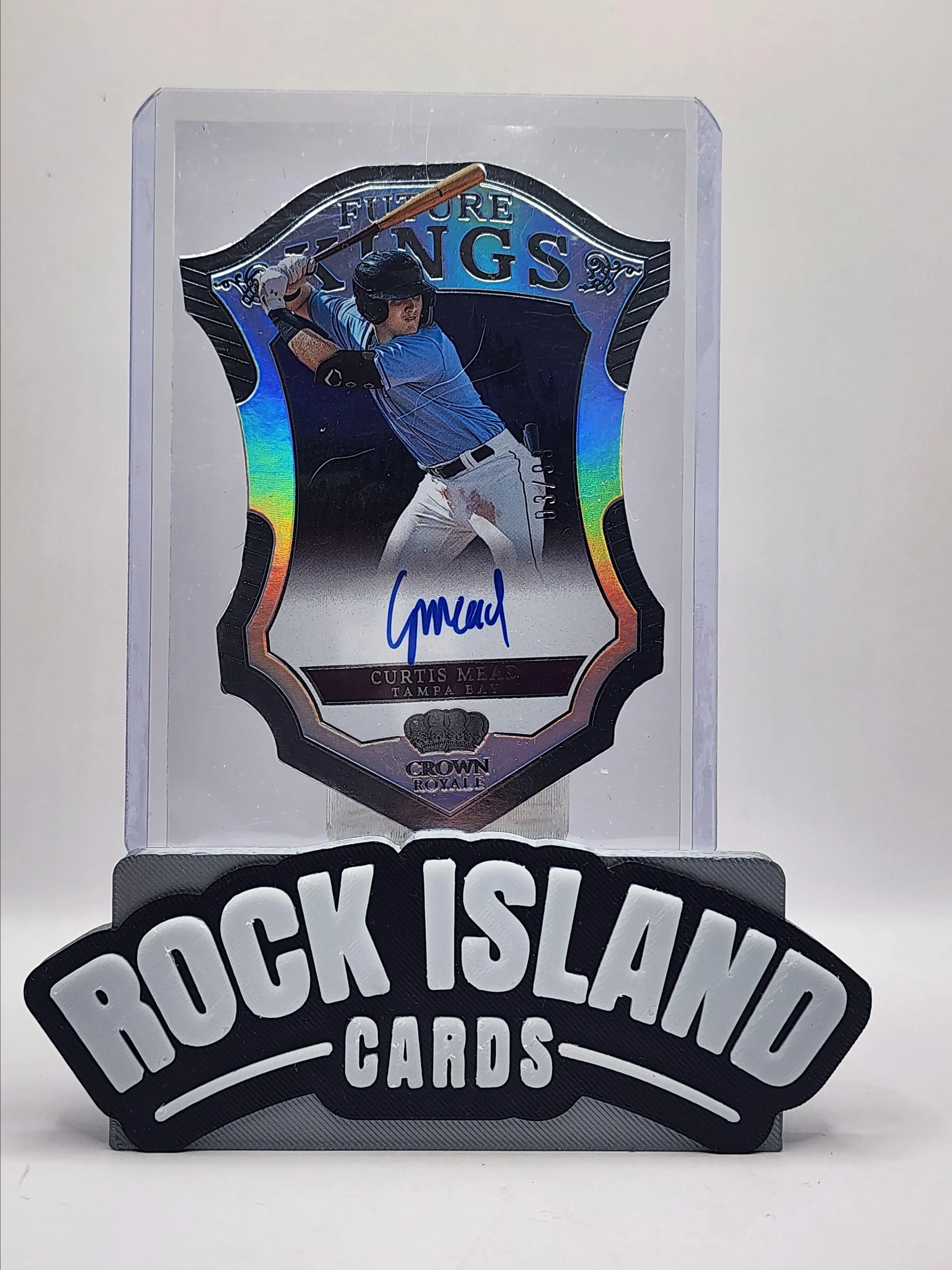 Product image for Curtis Mead 2023 Panini Crown Royale #FKS-CM Future Kings 3/99 - Curtis Mead - 2023 - Baseball - FKS-CM - Serial Numbered, 3/99 - Major League (MLB) - Panini - Curtis Mead - 2023 Panini Crown Royale - Tampa Bay Rays