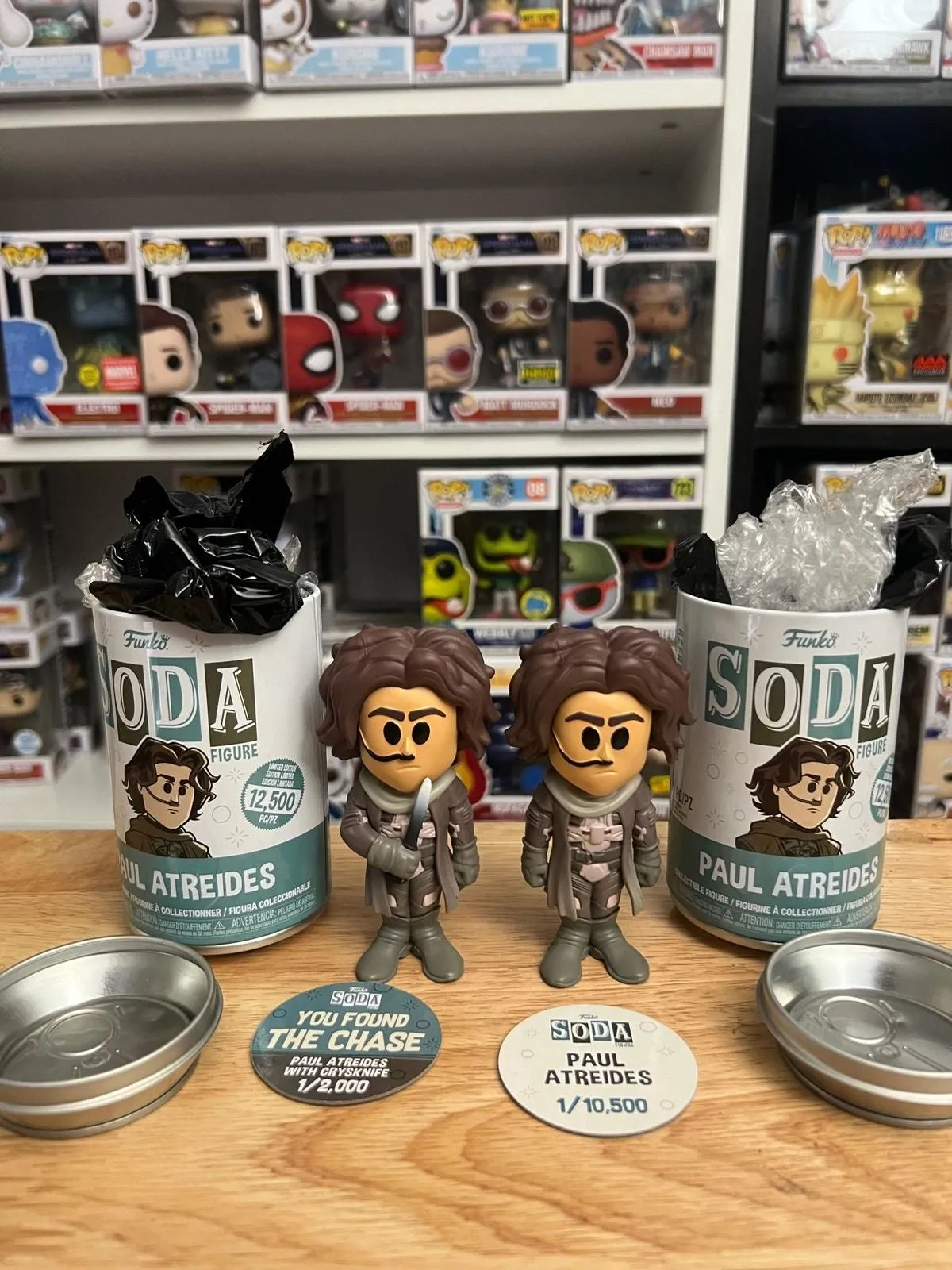 Product image for CHASE BUNDLE LIMITED EDITION Paul Atreides w/ Crysknife Dune Funko Soda Movies