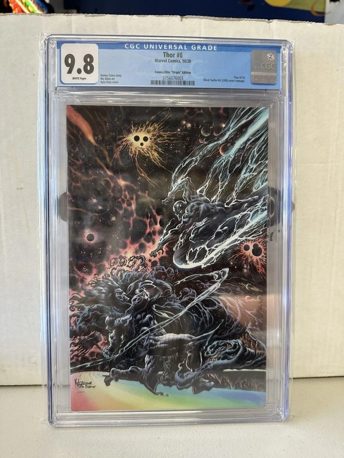 Product image for Thor #6 - 9.8 CGC - Comics Elite Virgin Edition