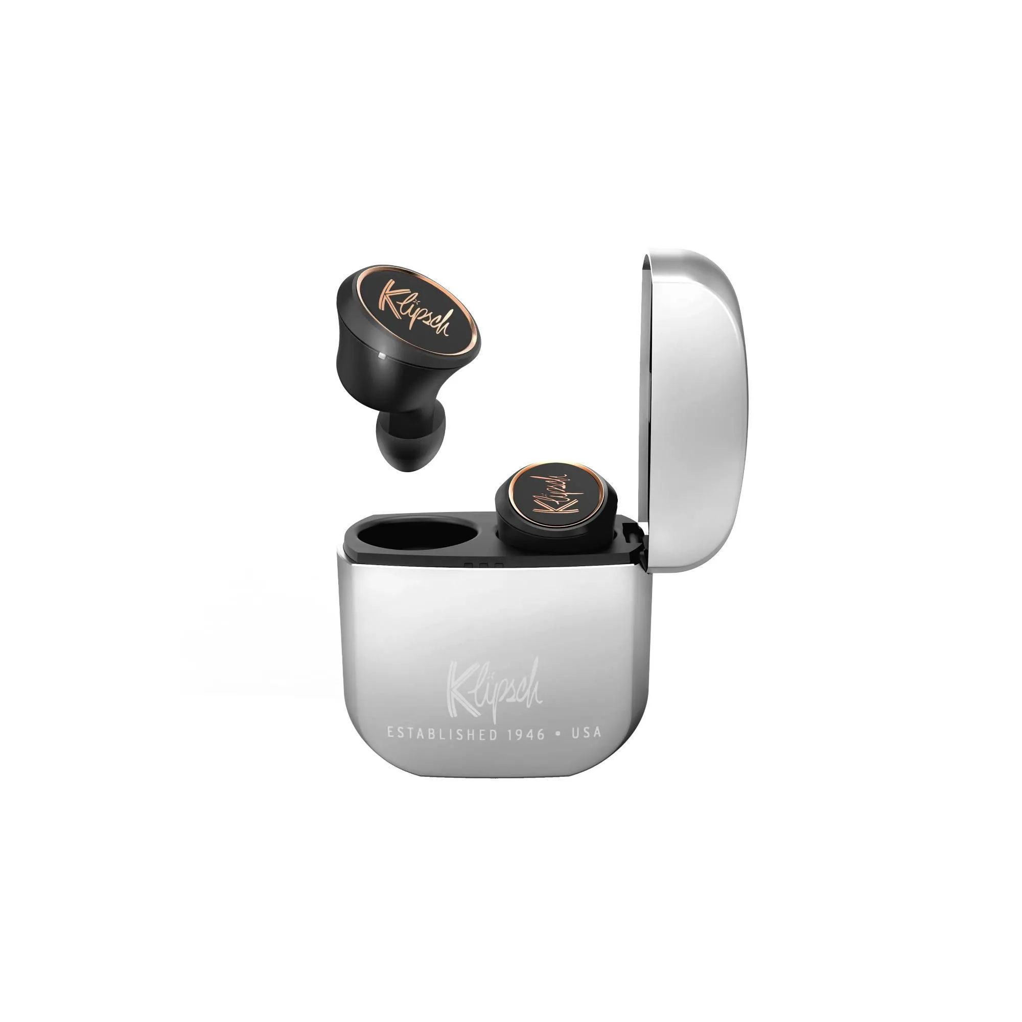 Product image for Klipsch T5 True Wireless in-Ear Bluetooth Headphone (Silver)