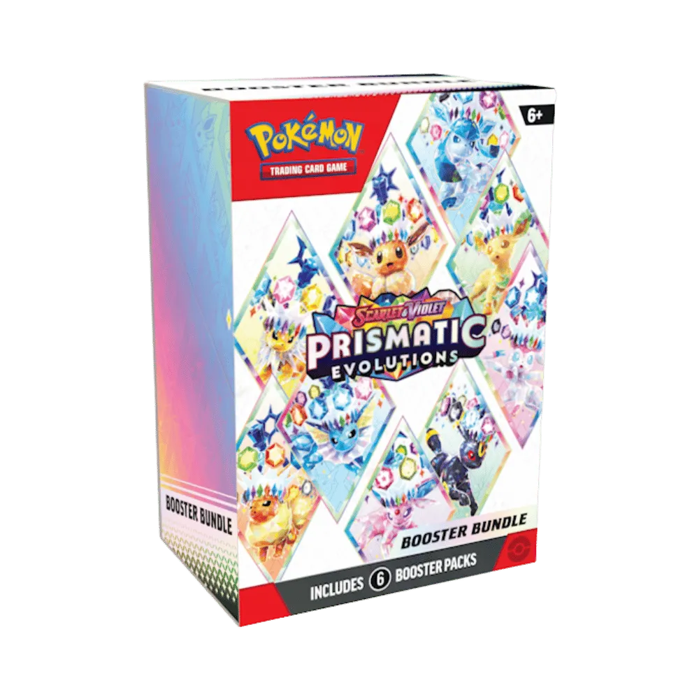 Product image for Pokemon TCG Pokémon SV08.5 Prismatic Evolutions Booster Bundle EN