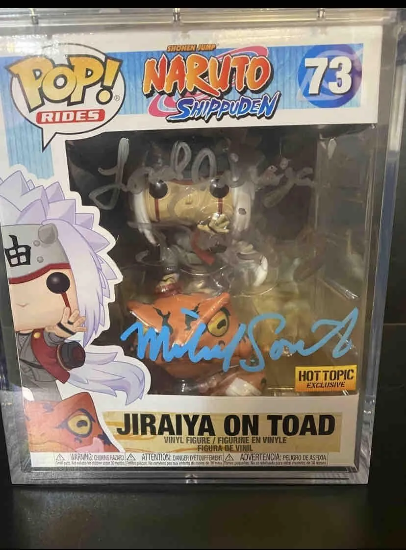 Product image for DUO SIGNED JIRAIYA AND TOAD FUNKO