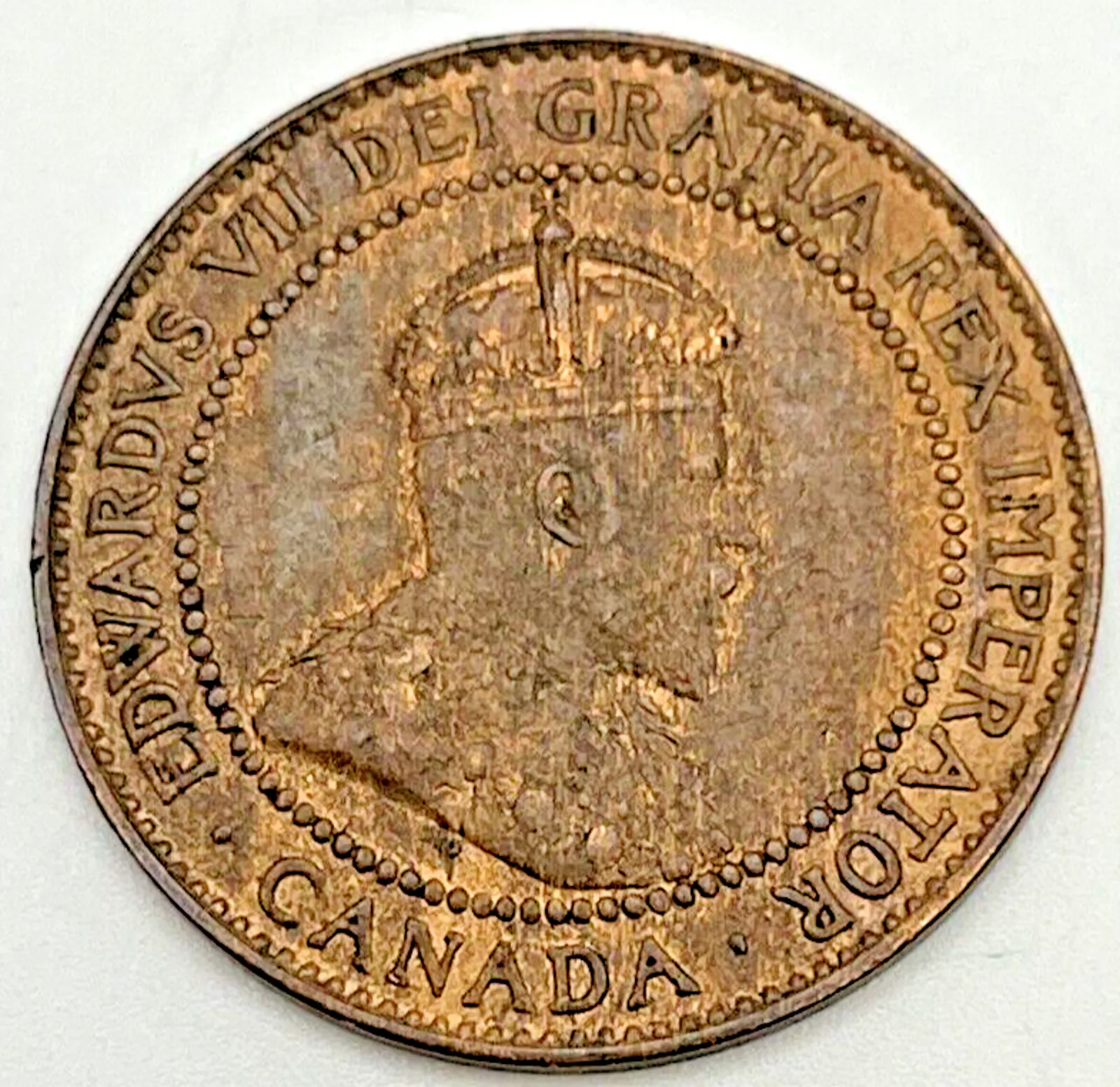 Product image for 1909 Canada Large Cent KM#8 MS Mint State High Grade BN Brown Coin Edward VII - Coins, non-U.S. currency