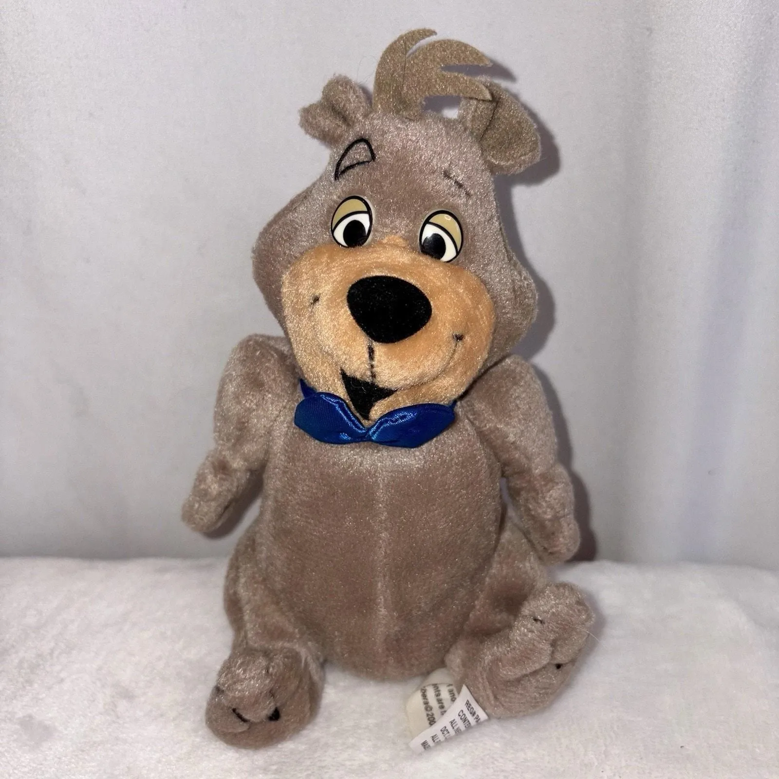 Product image for Hanna Barbera Yogi Bear Boo Boo Plush 6-7” w/ Bow Tie Warner Brothers 2000 EUC