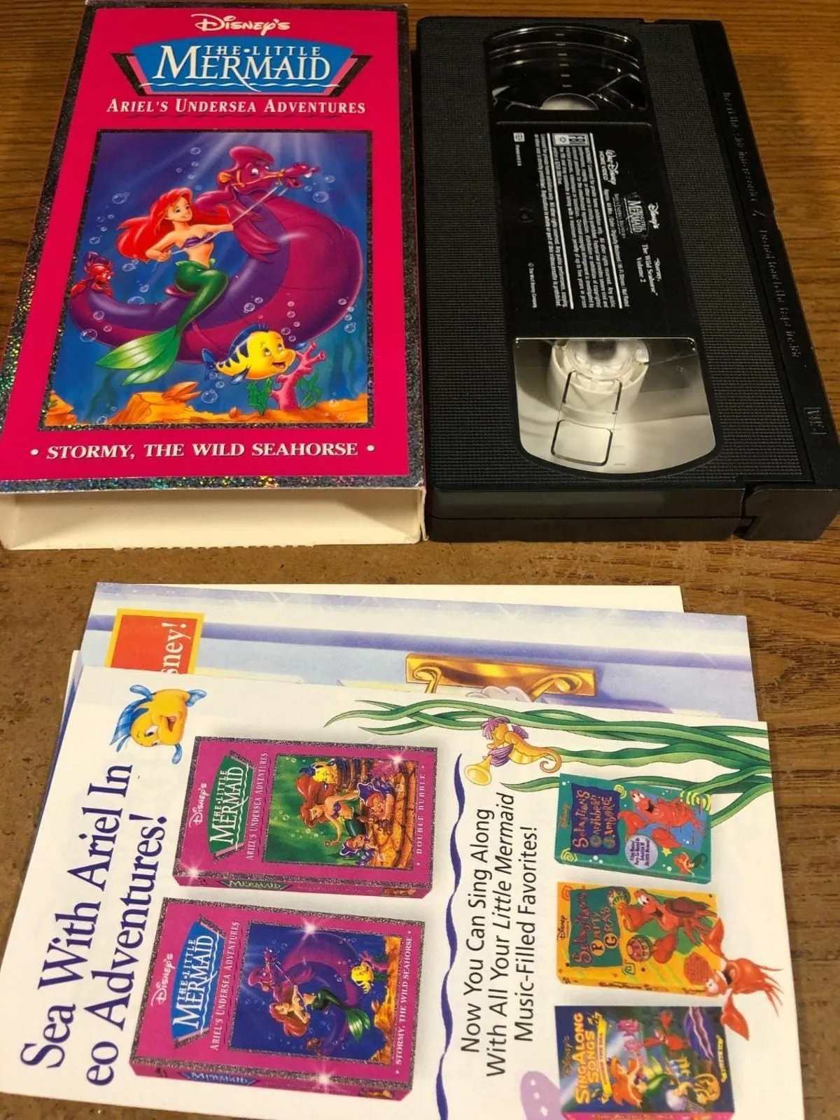 Product image for The Little Mermaid Arial Undersea Adventure Volume 2 VHS VCR Video Tape Used