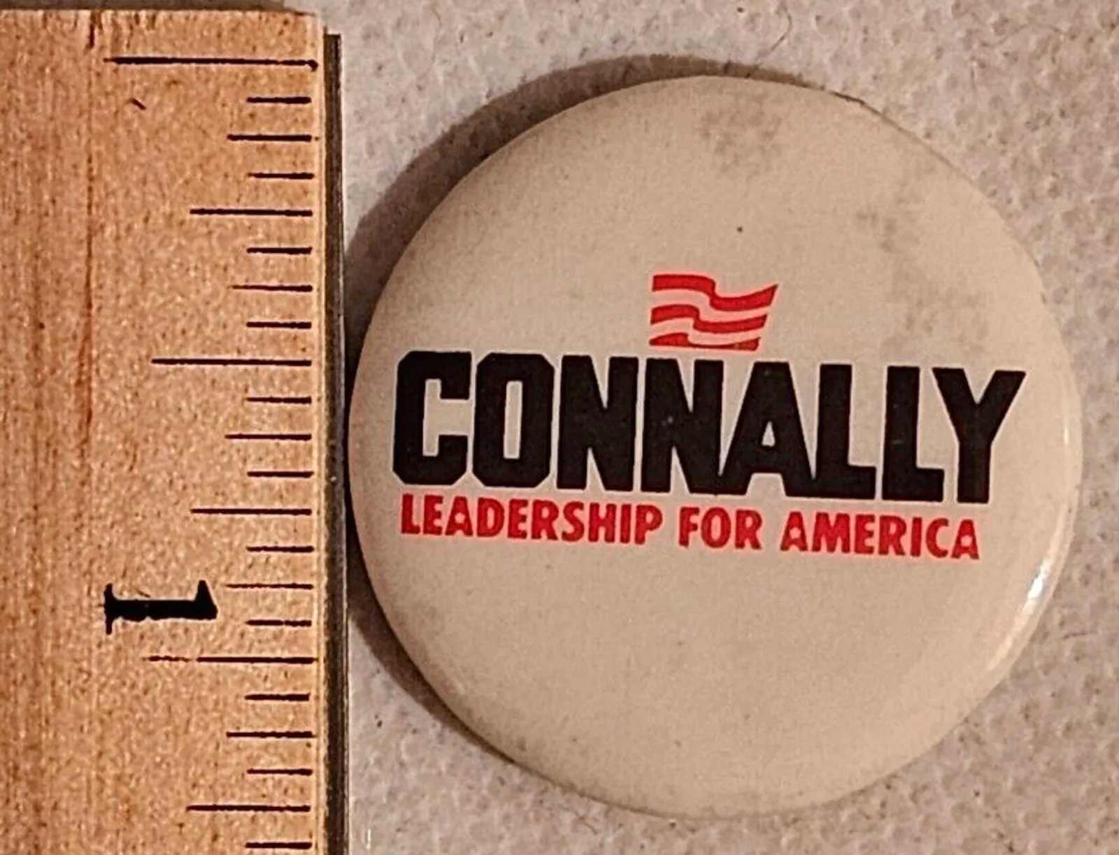 Product image for Connally Leadership For America Pinback Button - pre-owned---good