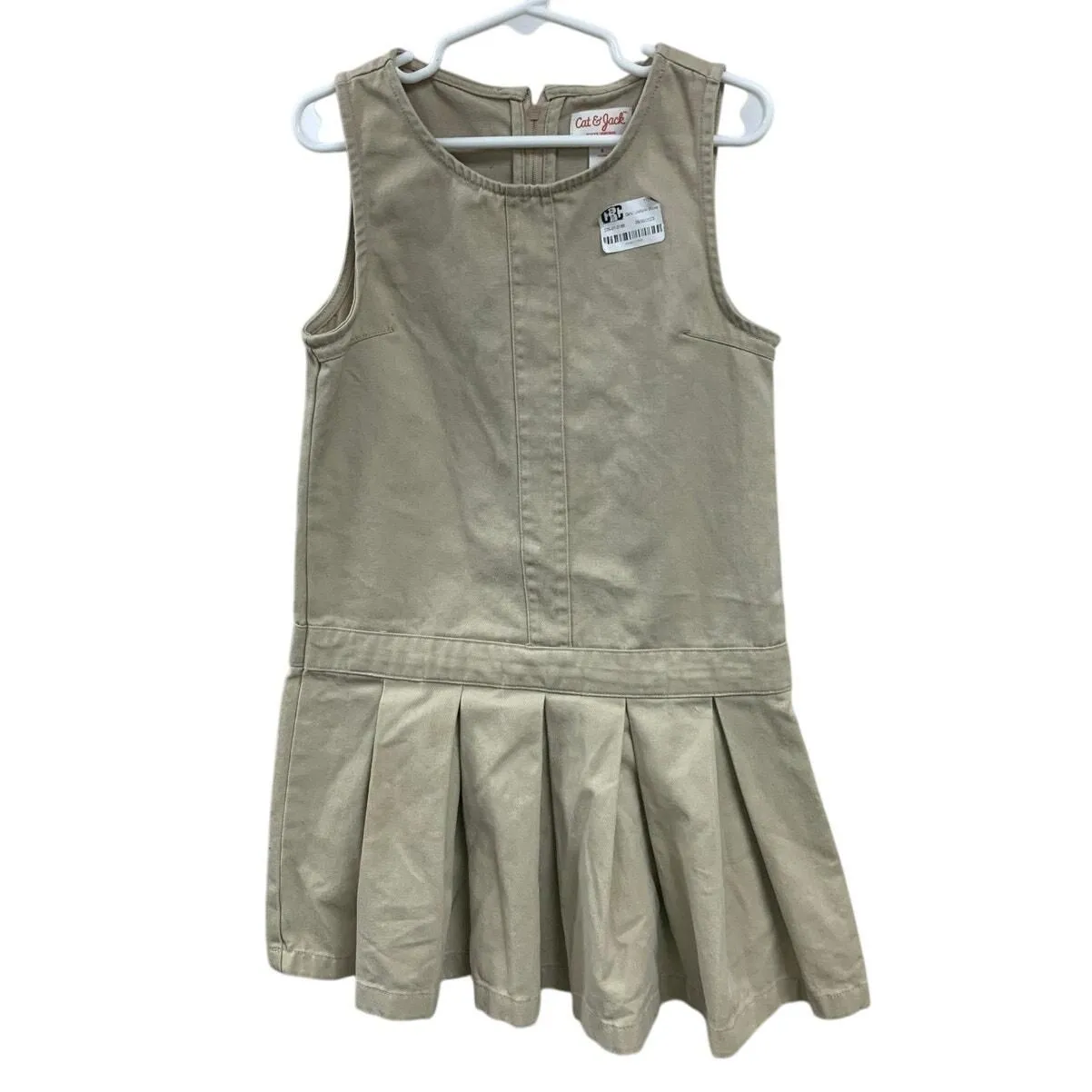 New Cat & Jack Girls Size 6 Khaki School Uniform Kick Pleated Sleeveless  Dress - new-with-tags - Cat & Jack  Whatnot: Shop, Sell, Connect