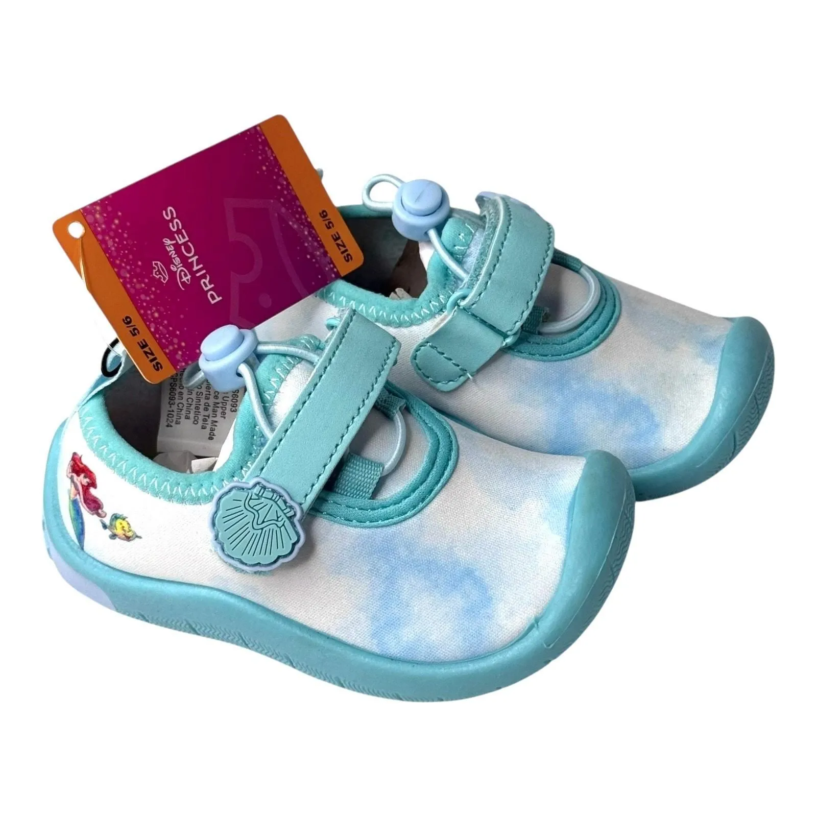 Product image for NEW Ariel Princess SHOES Girls 5/6 Toddler Quick Dry Water Pool Beach Pink SHOE - Multicolor - Sneakers - 9 / 10 - new - Sanrio