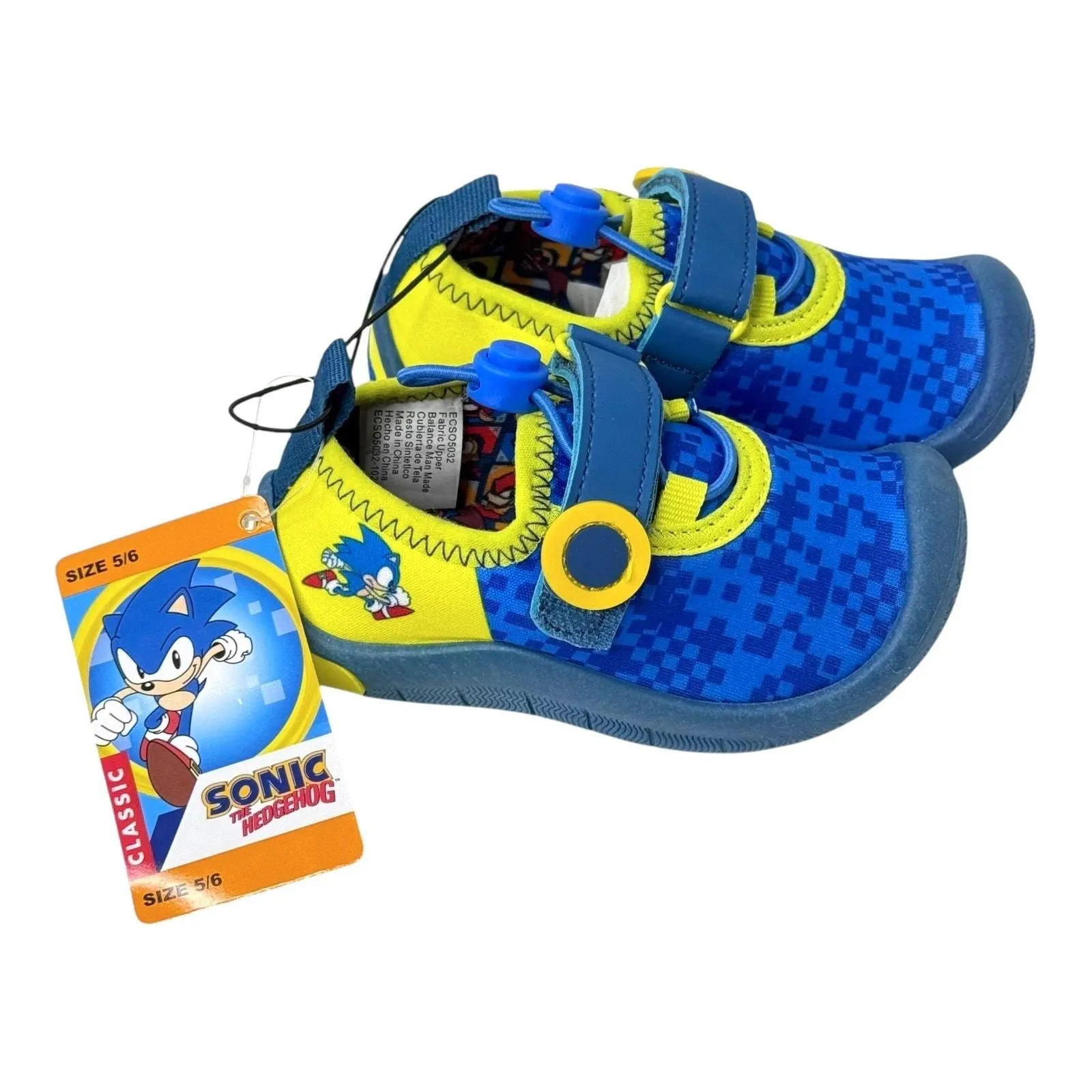Product image for NEW Sonic Hedgehog SHOES 5/6 Toddler Boys Girls Quick-Drying Beach Water SHOE  - Multicolor - Sneakers - 5.5 - new - Bluey