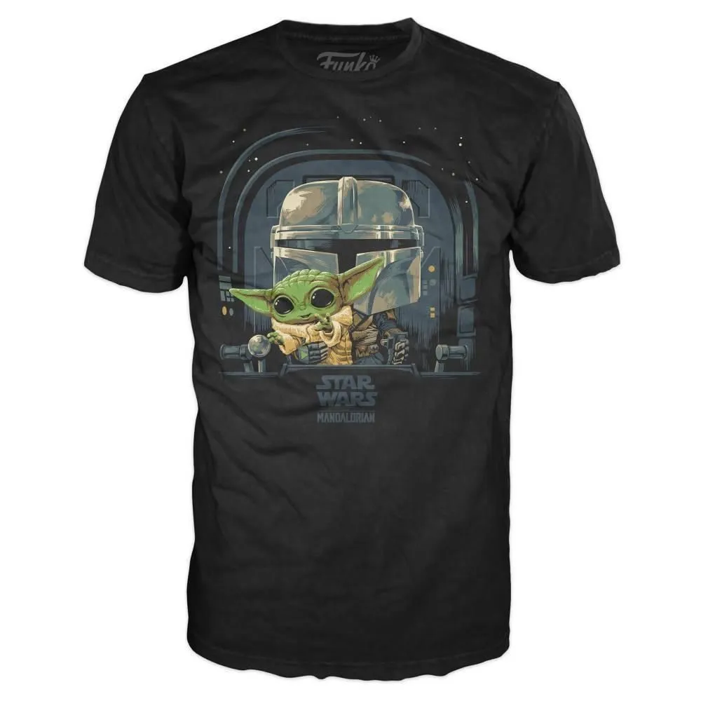 Product image for Funko Boxed Tee: the Mandaorian- Mando & Child
