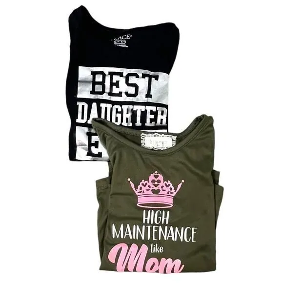 Product image for High Maintenance Like Mom & Best Daughter Ever Bundle - Size S (5/6) & 6X