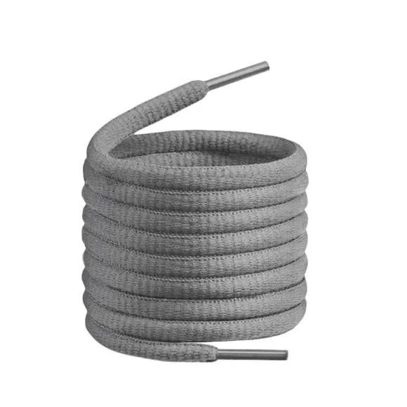 Product image for BIRCH's Oval Shoelaces - Gray - Size Large