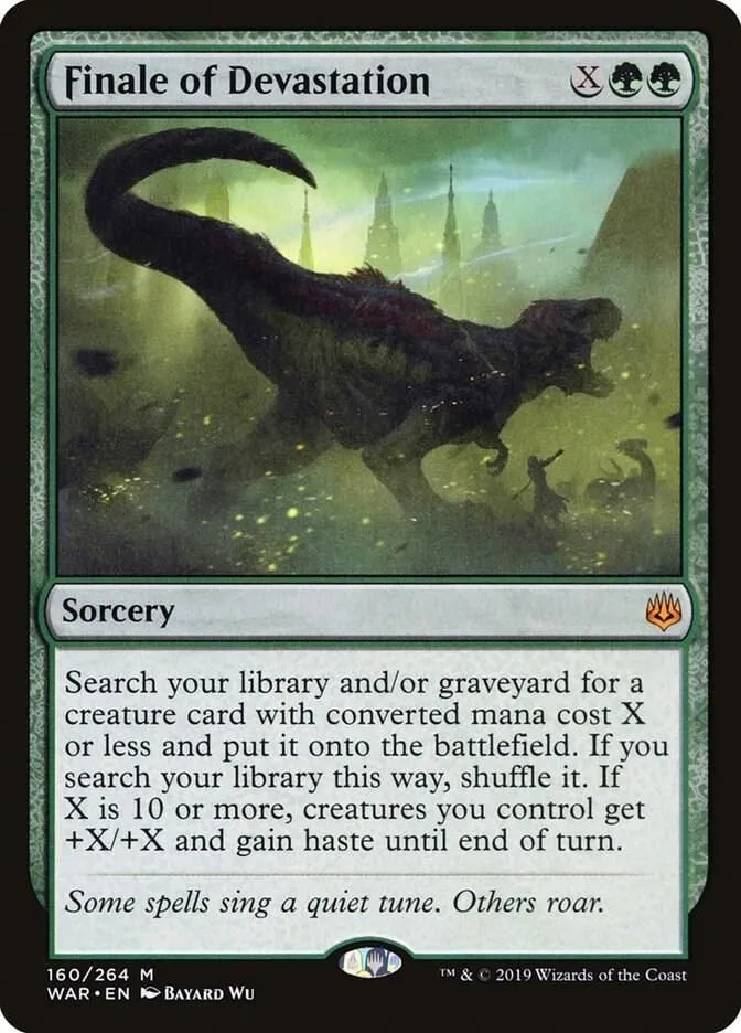 Product image for WAR Finale of Devastation Non Foil