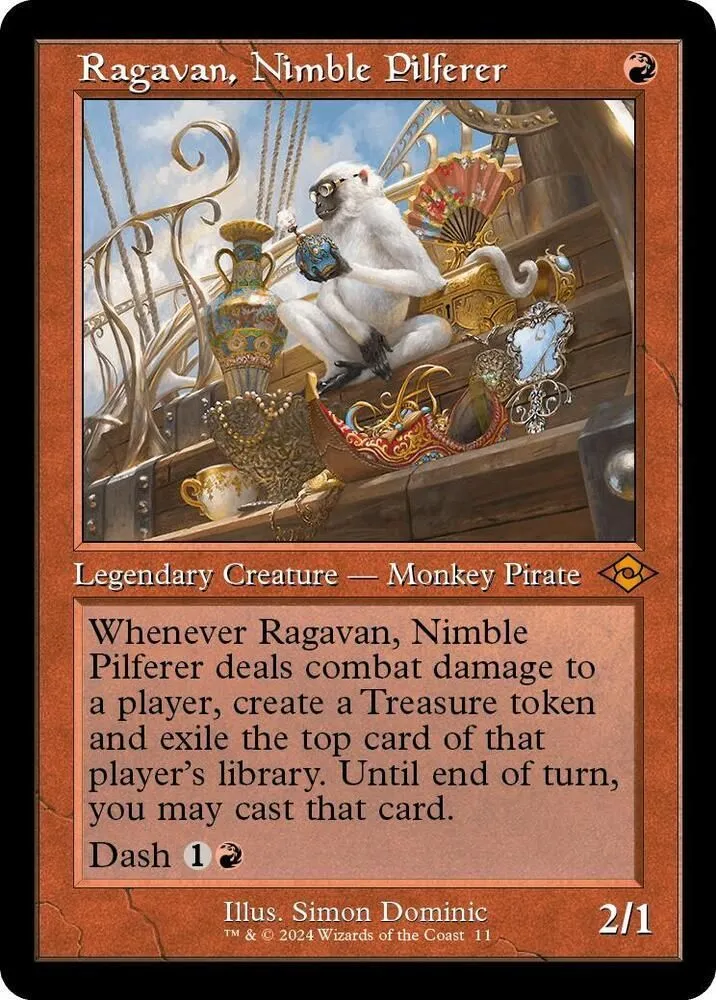 Product image for MH2 Ragavan, Nimble Pilferer Retro Frame Non Foil