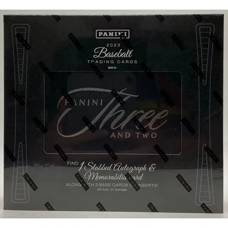 Product image for 2023 Panini Three and Two Baseball Hobby Box