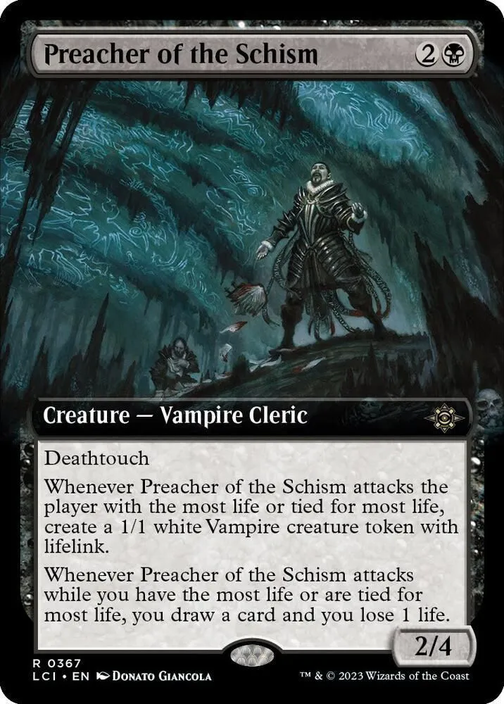 Product image for LCI Preacher of the Schism Extended Art Foil