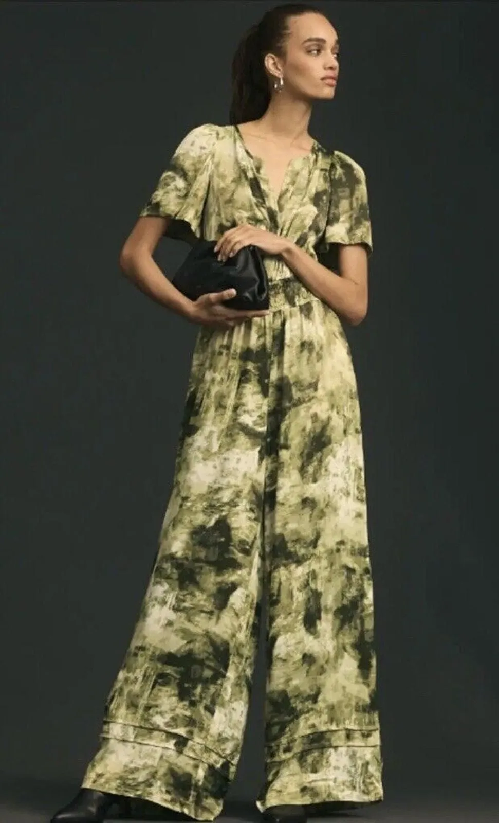 Product image for Anthropologie The Somerset Jumpsuit Size Large Tall Long LT - pre-owned---good - Anthropologie