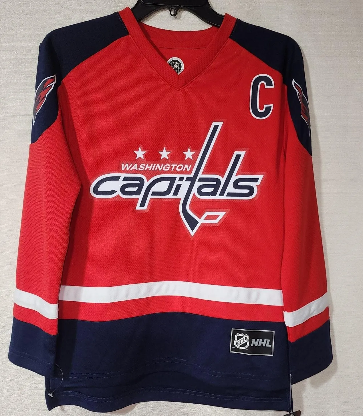 Product image for Washington capitals Ovechkin size Kids Large 12/14  - new-with-tags - NHL