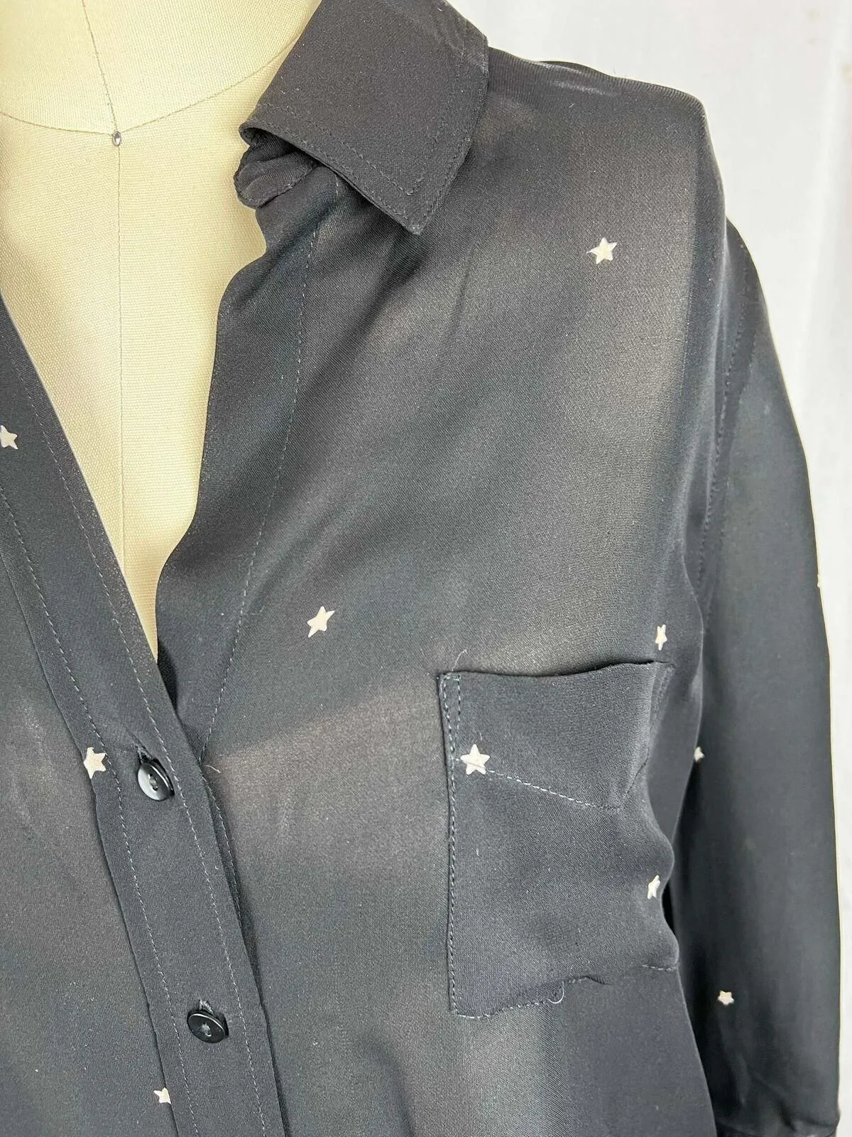 Product image for L’Agence Sheer star Blouse sz XS - L’Agence