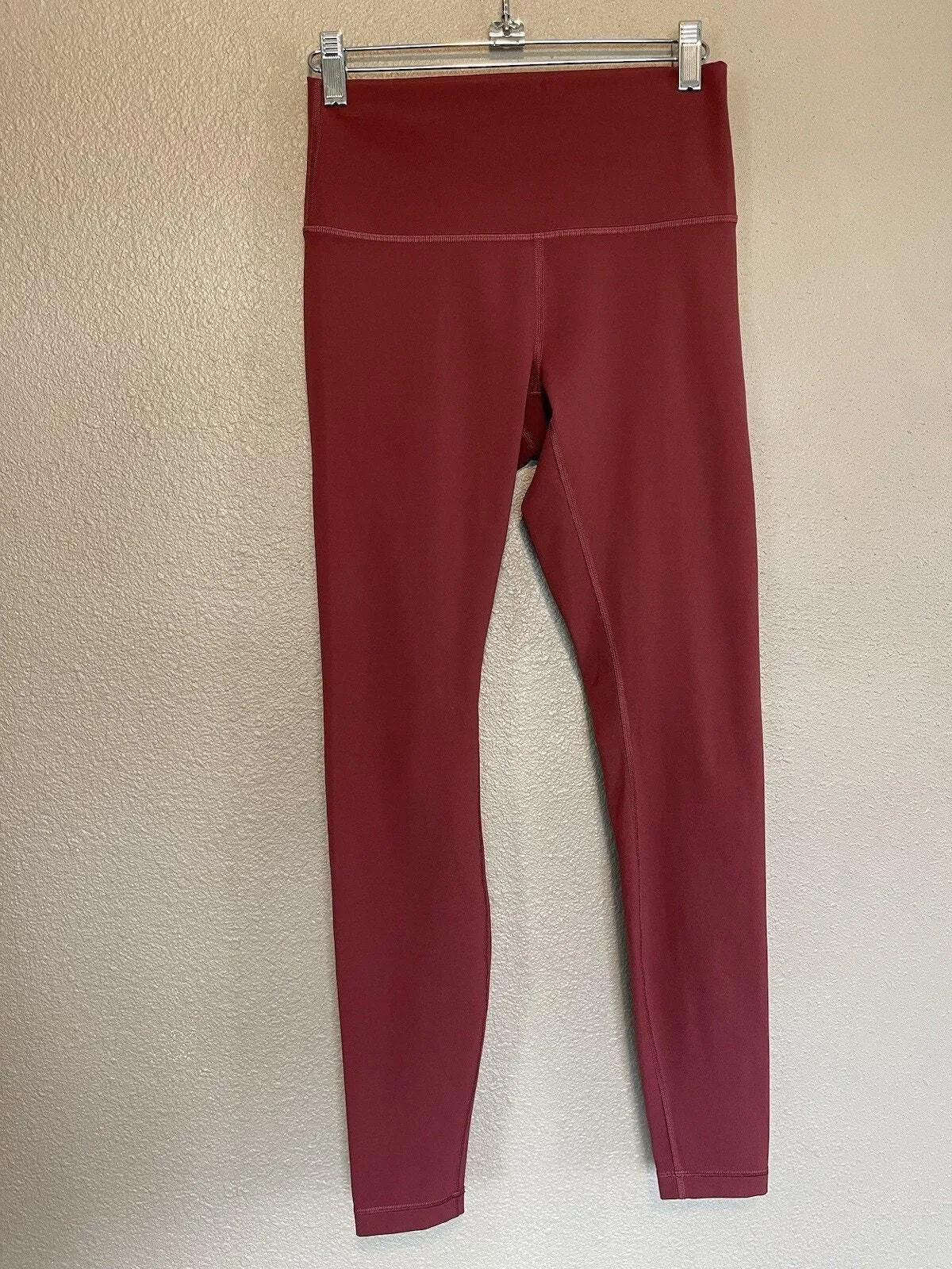Product image for Lululemon Wunder Under Hi-Rise 7/8 Tight Full On Luxtreme 25" Misty Merlot Sz 6 - pre-owned---excellent - Lululemon