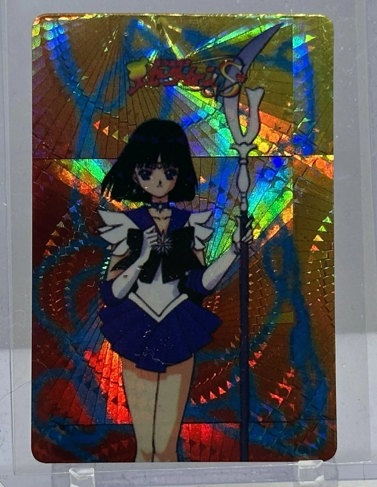 sailor moon holographic cards Vintage sticker Holographic Sailor Moon Cards -