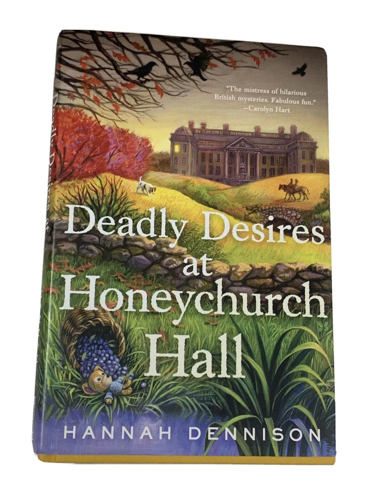 Product image for Deadly Desires at Honeychurch Hall by Hannah Dennison 2015 Hardcover Dust Jacket - good